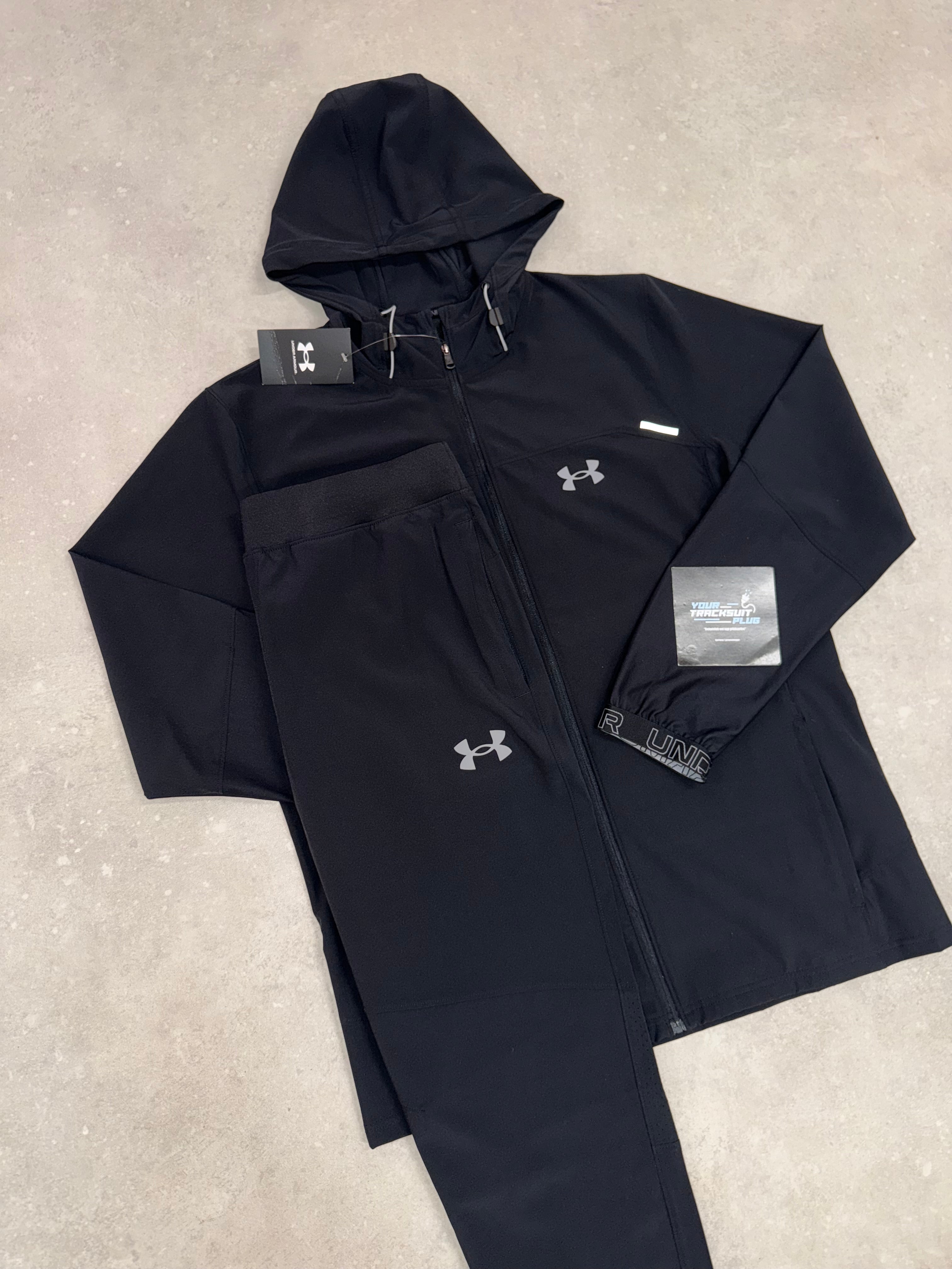 UNDER ARMOUR TRACKSUIT BLACK