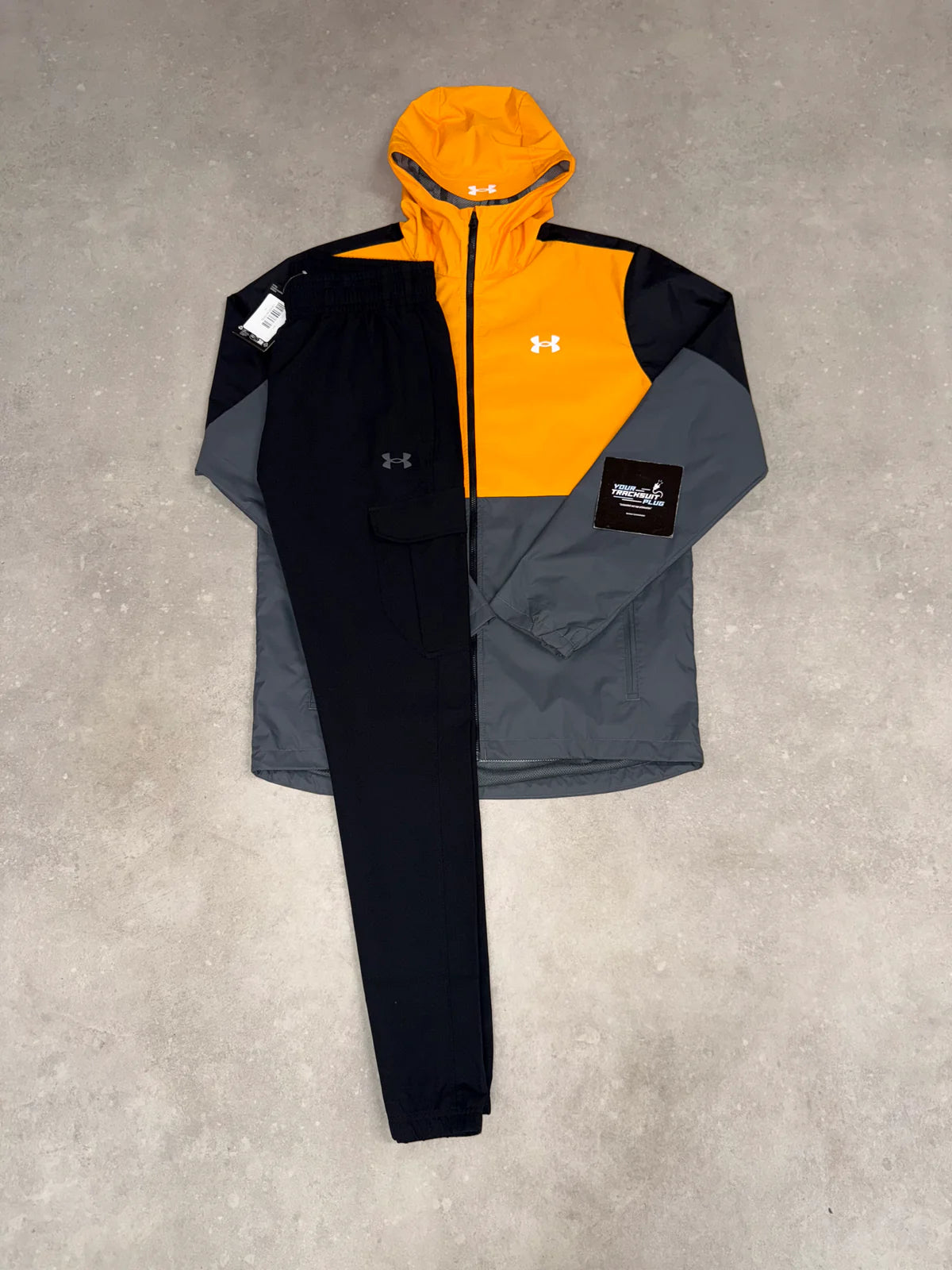 UNDER ARMOUR TRACKSUIT ORANGE & BLACK // LIMITED EDITION