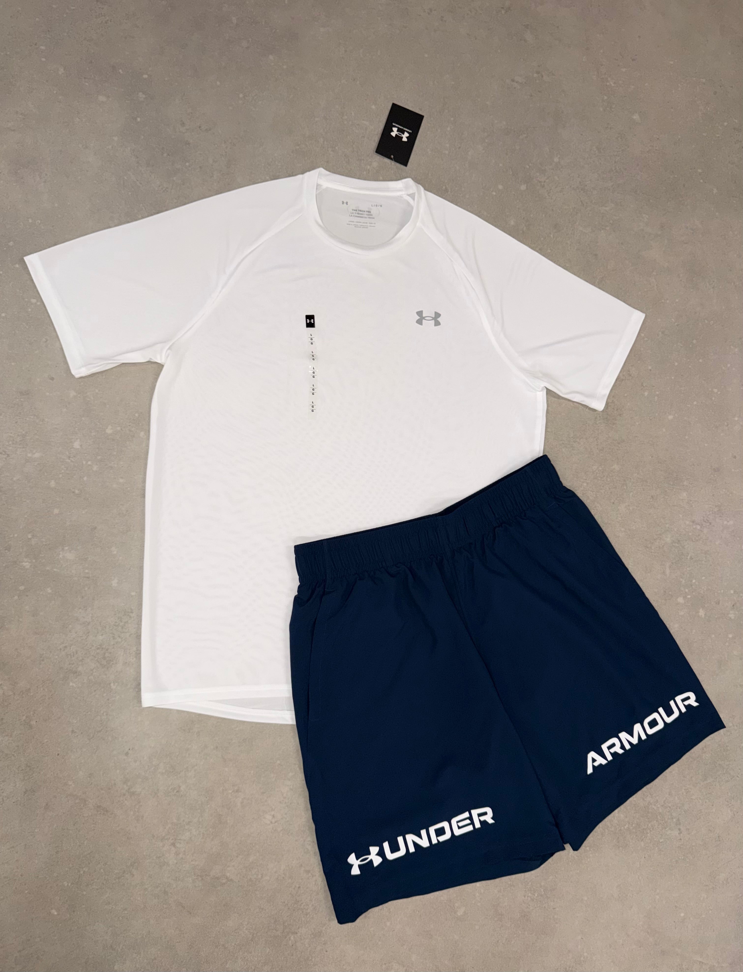 UNDER ARMOUR WHITE & BLUE // SUMMER SET