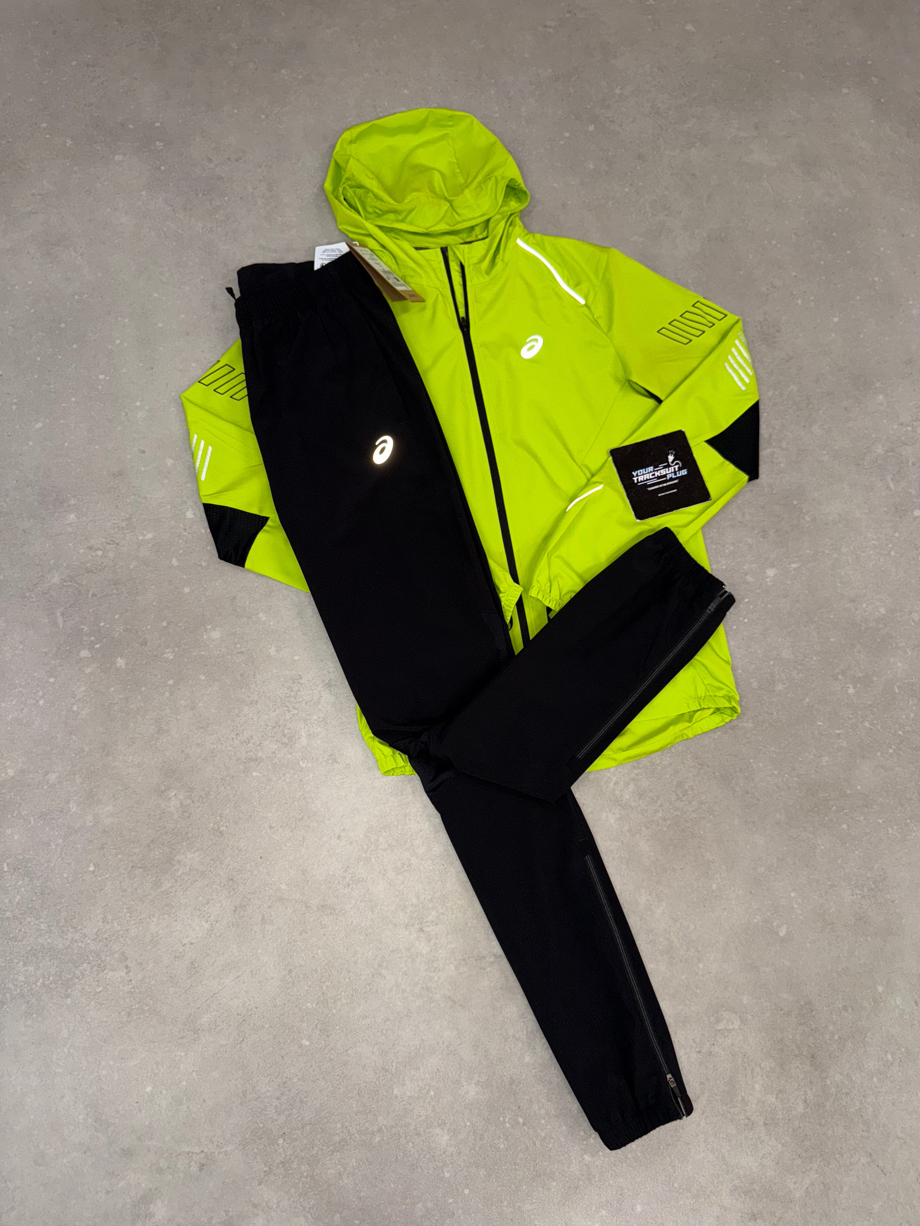 ASICS LITE SHOW TRACKSUIT BLACK & YELLOW // VERY VERY EXCLUSIVE
