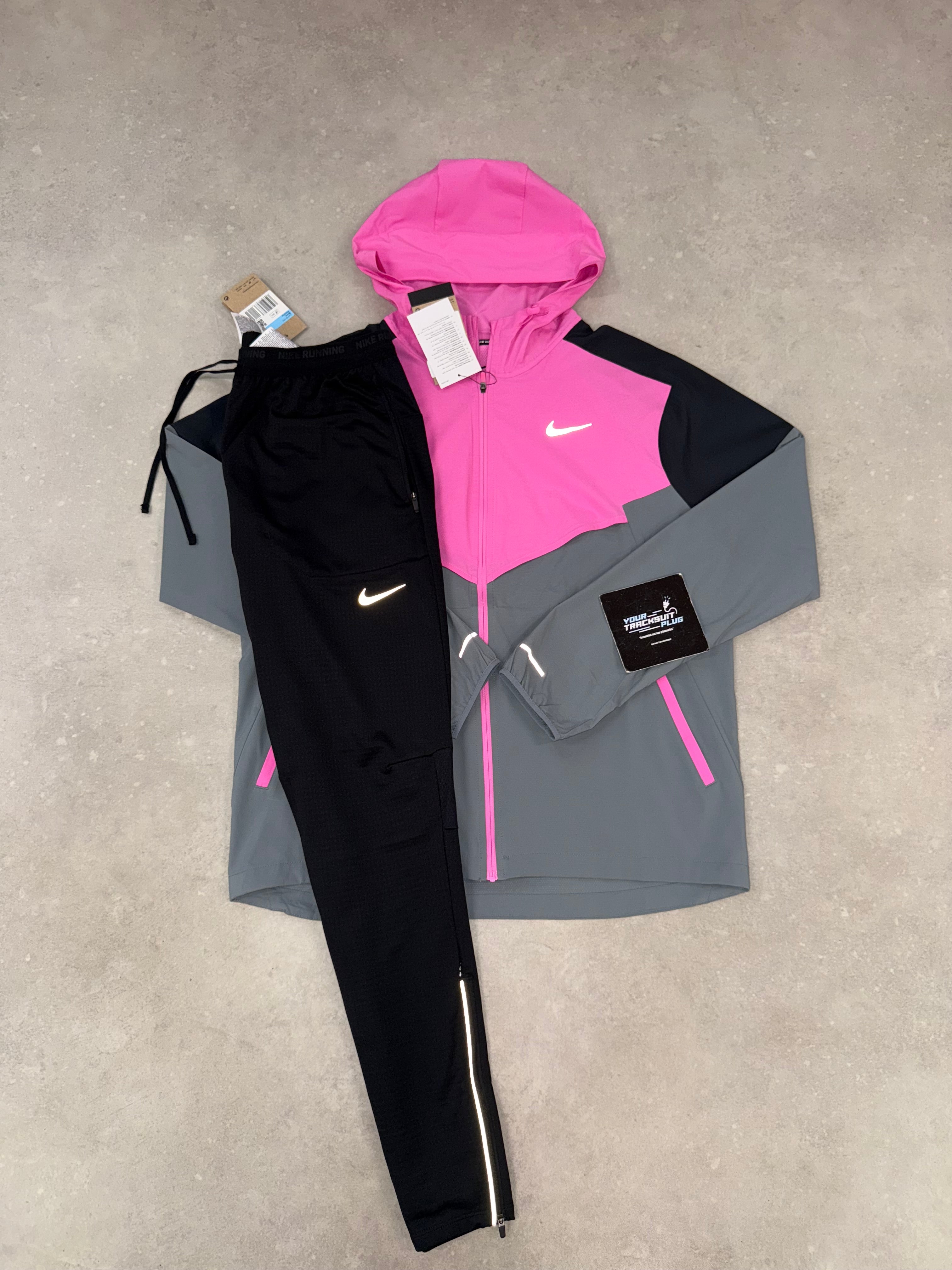 NIKE MILER PINK & BLACK  // TRACKSUIT