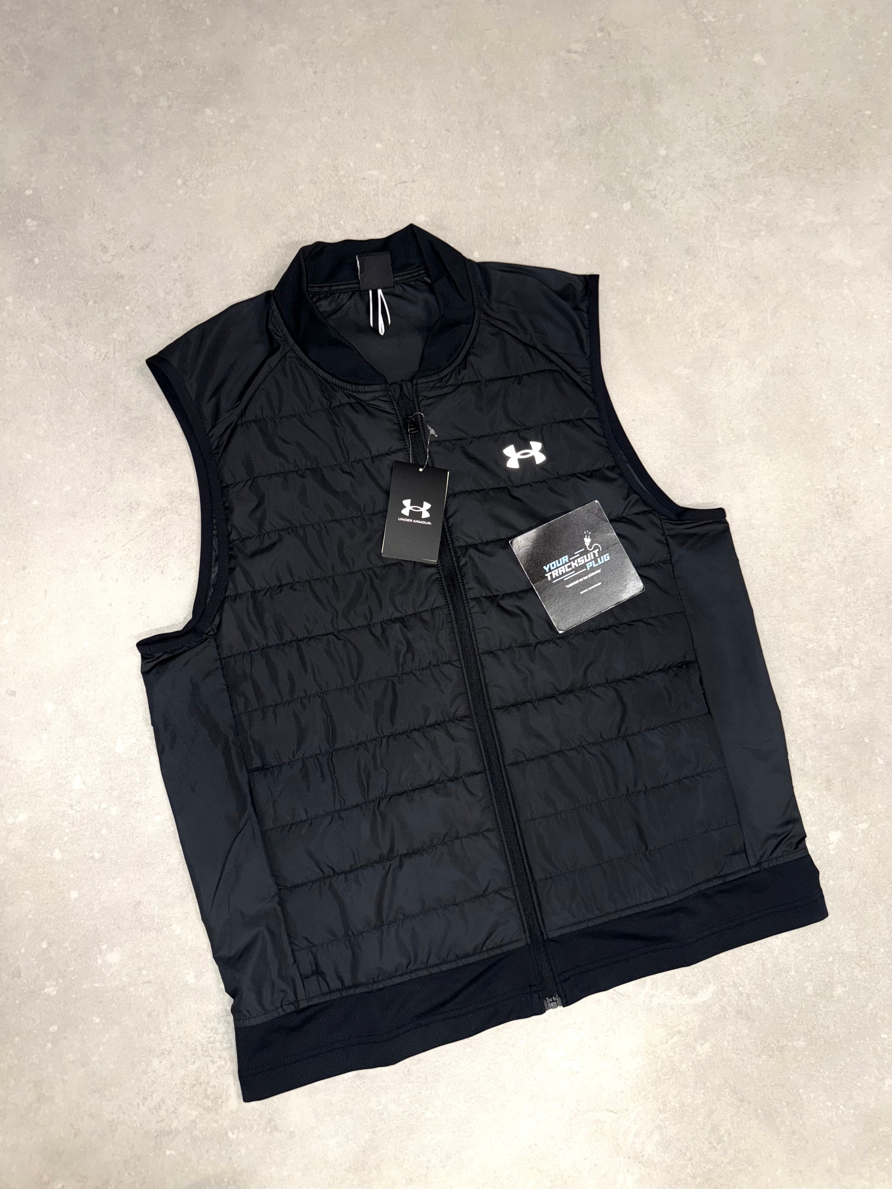 UNDER ARMOUR BODYWARMER BLACK