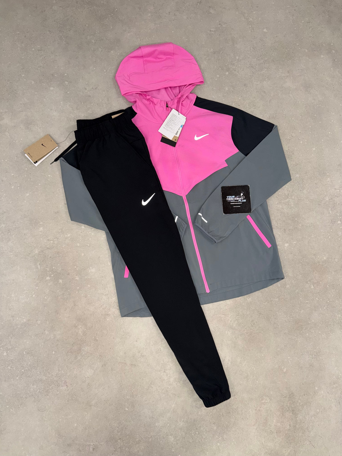 NIKE MILER TRACKSUIT PINK , GREY & BLACK // LIMITED EDITION