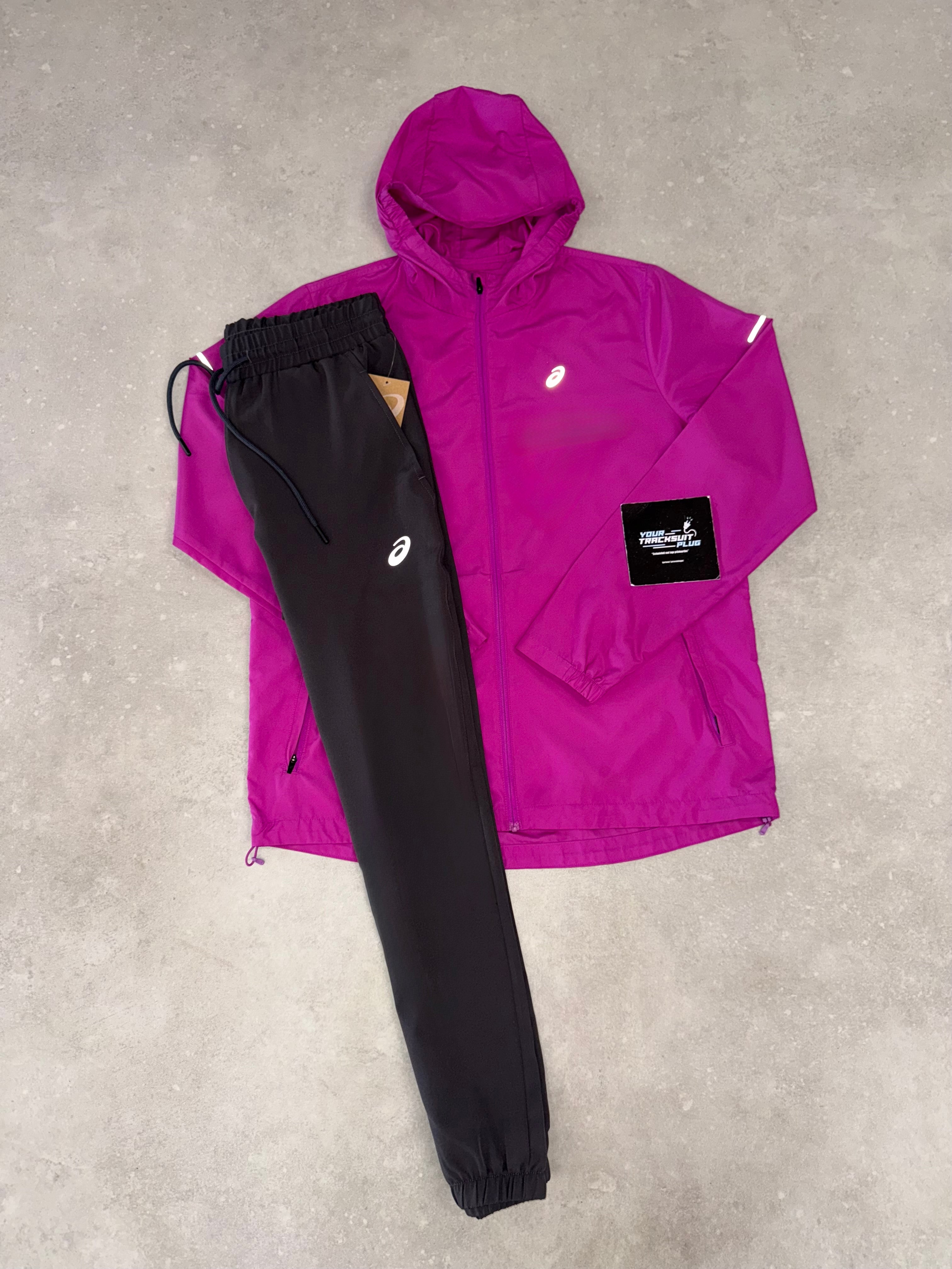 ASICS TRACKSUIT PURPLE & GREY // VERY EXCLUSIVE