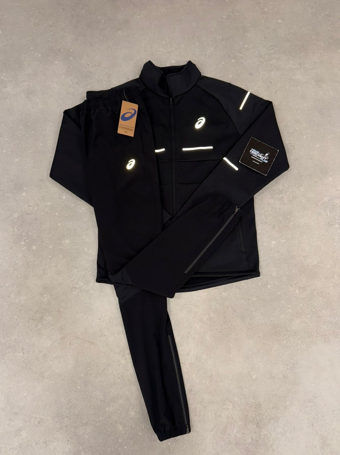 ASICS SOFT-SHELL TRACKSUIT BLACK // LIMITED EDITION