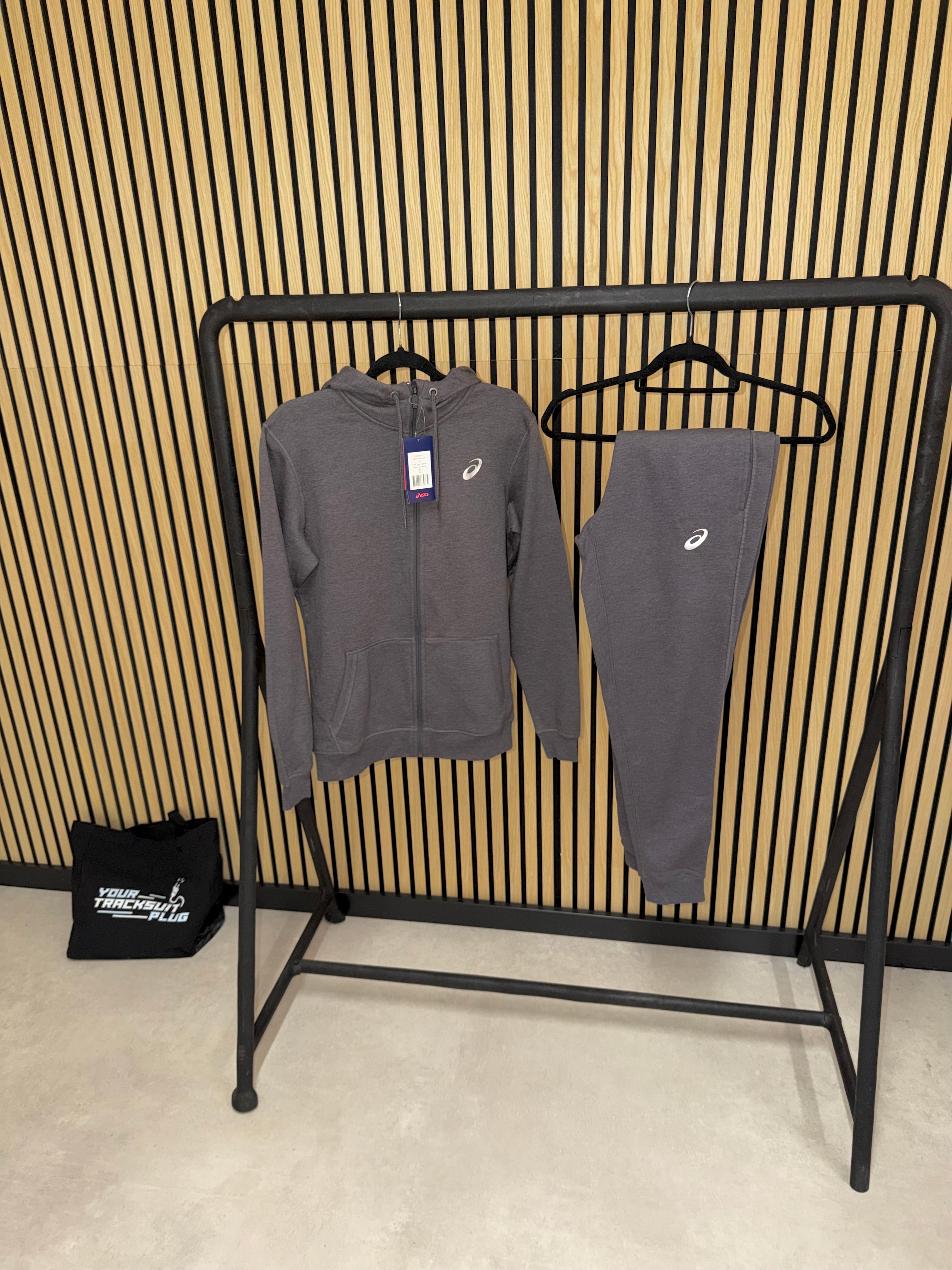 ASICS KNIT GREY TRACKSUIT // VERY VERY EXCLUSIVE