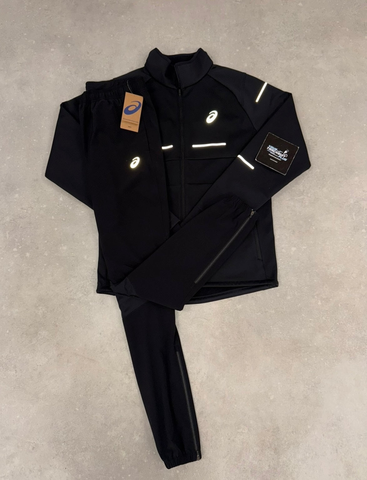 ASICS SOFT-SHELL TRACKSUIT BLACK // LIMITED EDITION