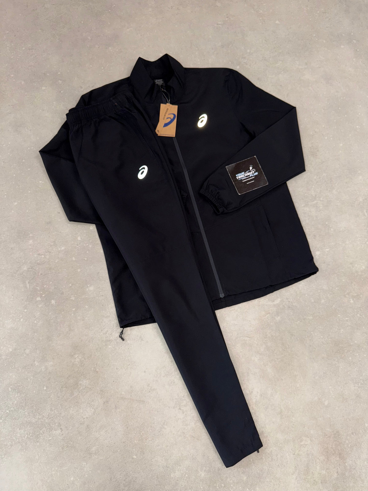 ASICS WOVEN BLACK TRACKSUIT