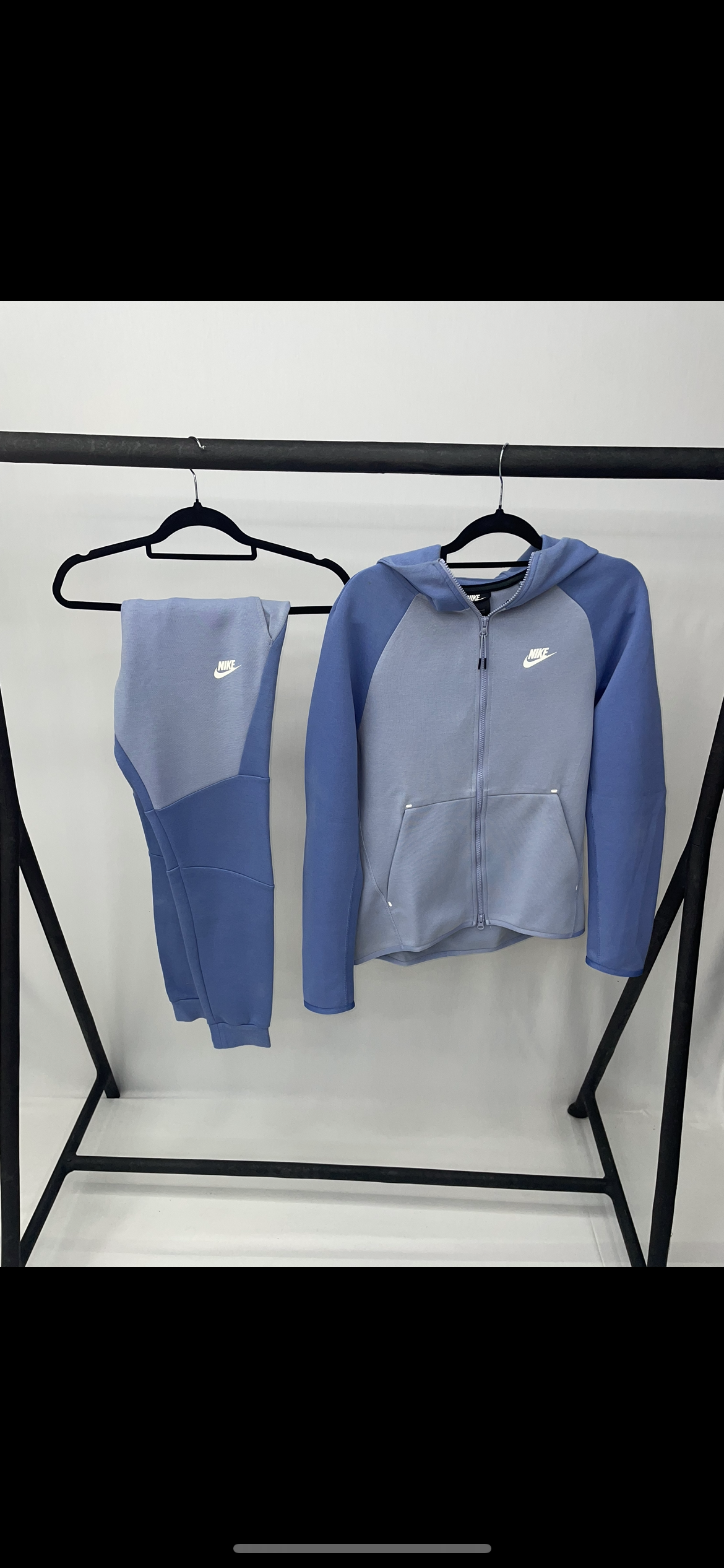 NIKE TECH FLEECE BLUE