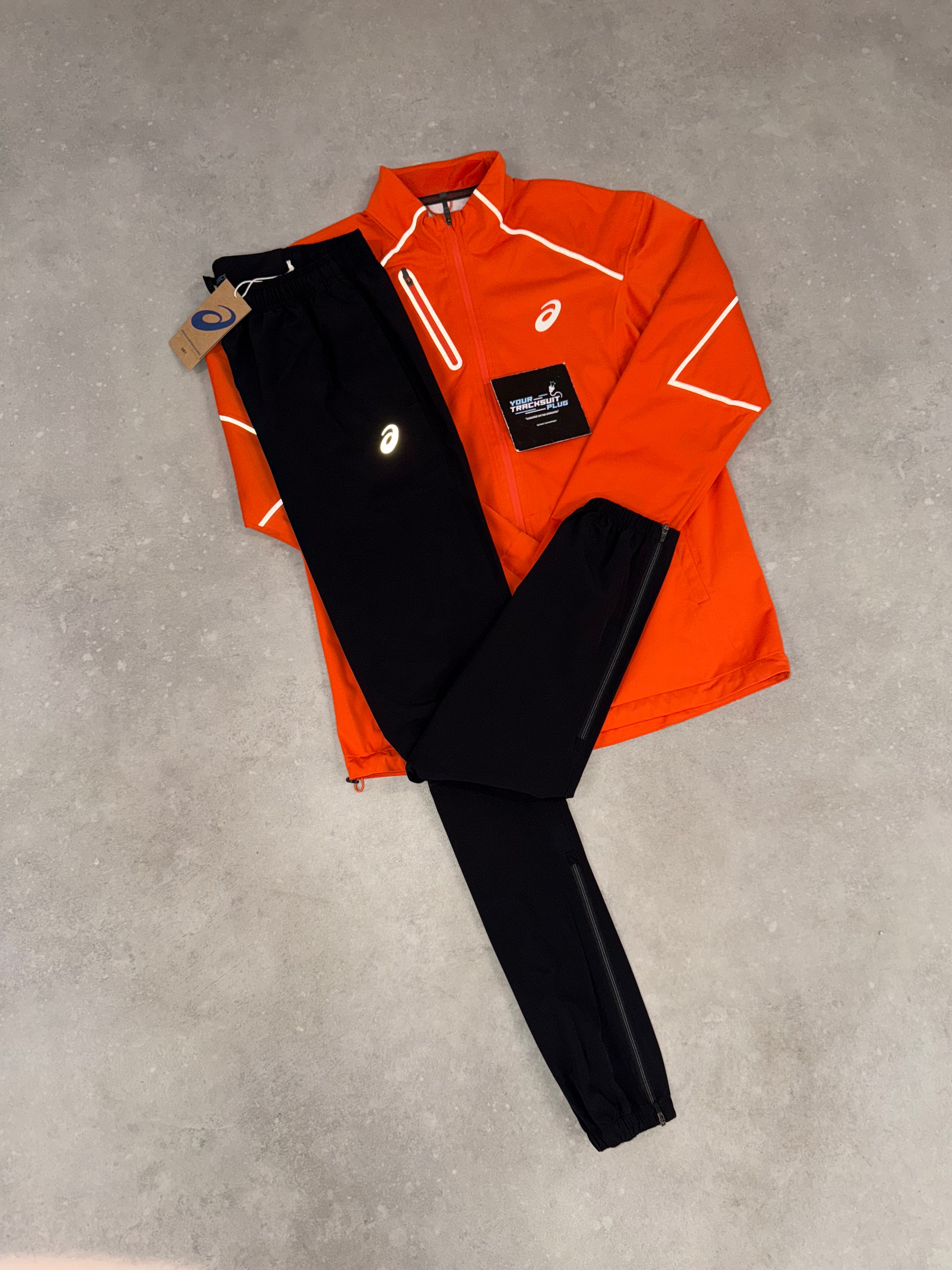 ASICS SOFT-SHELL TRACKSUIT ORANGE // VERY EXCLUSIVE