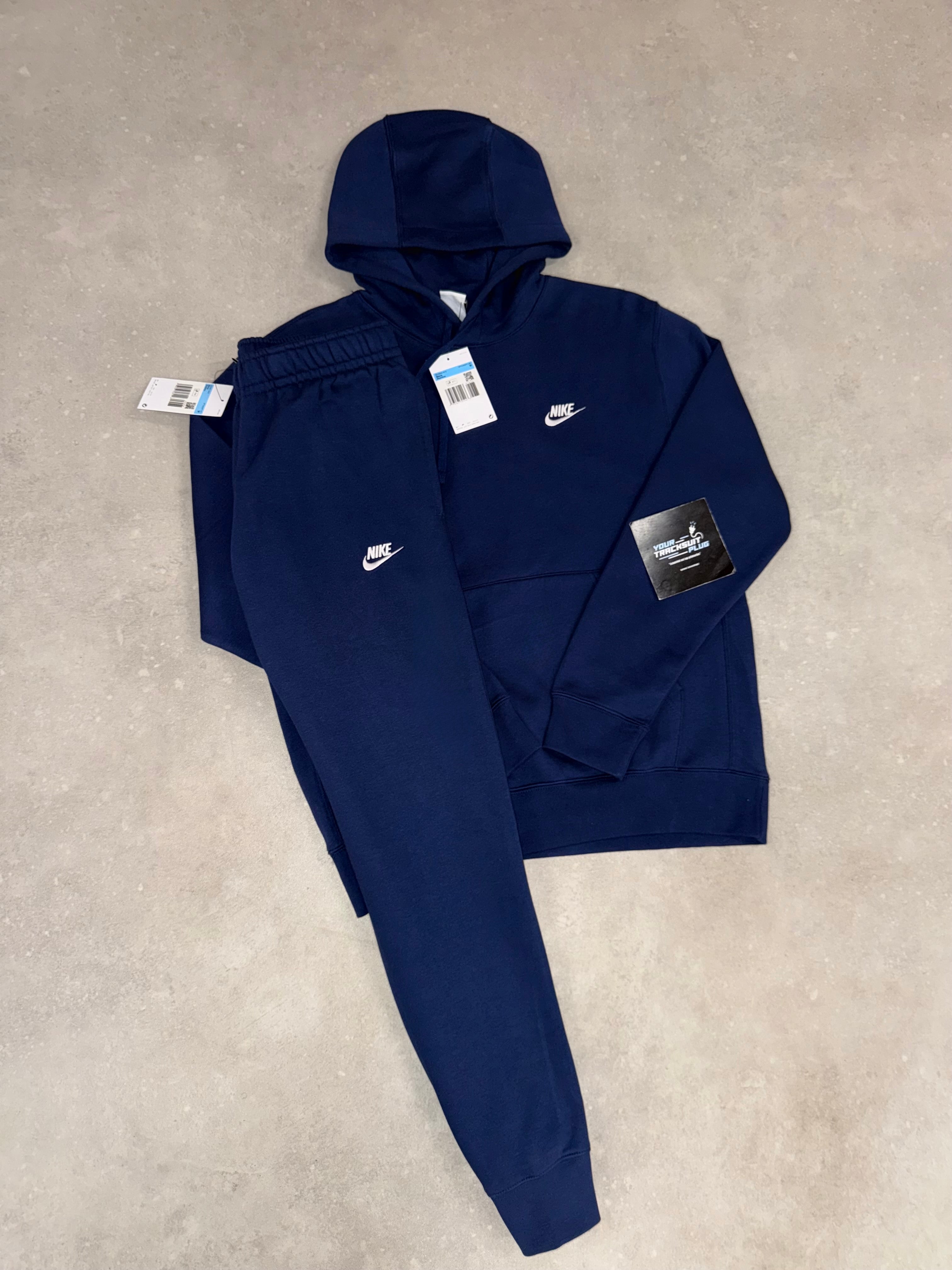 NIKE FLEECE TRACKSUIT // NAVY BLUE