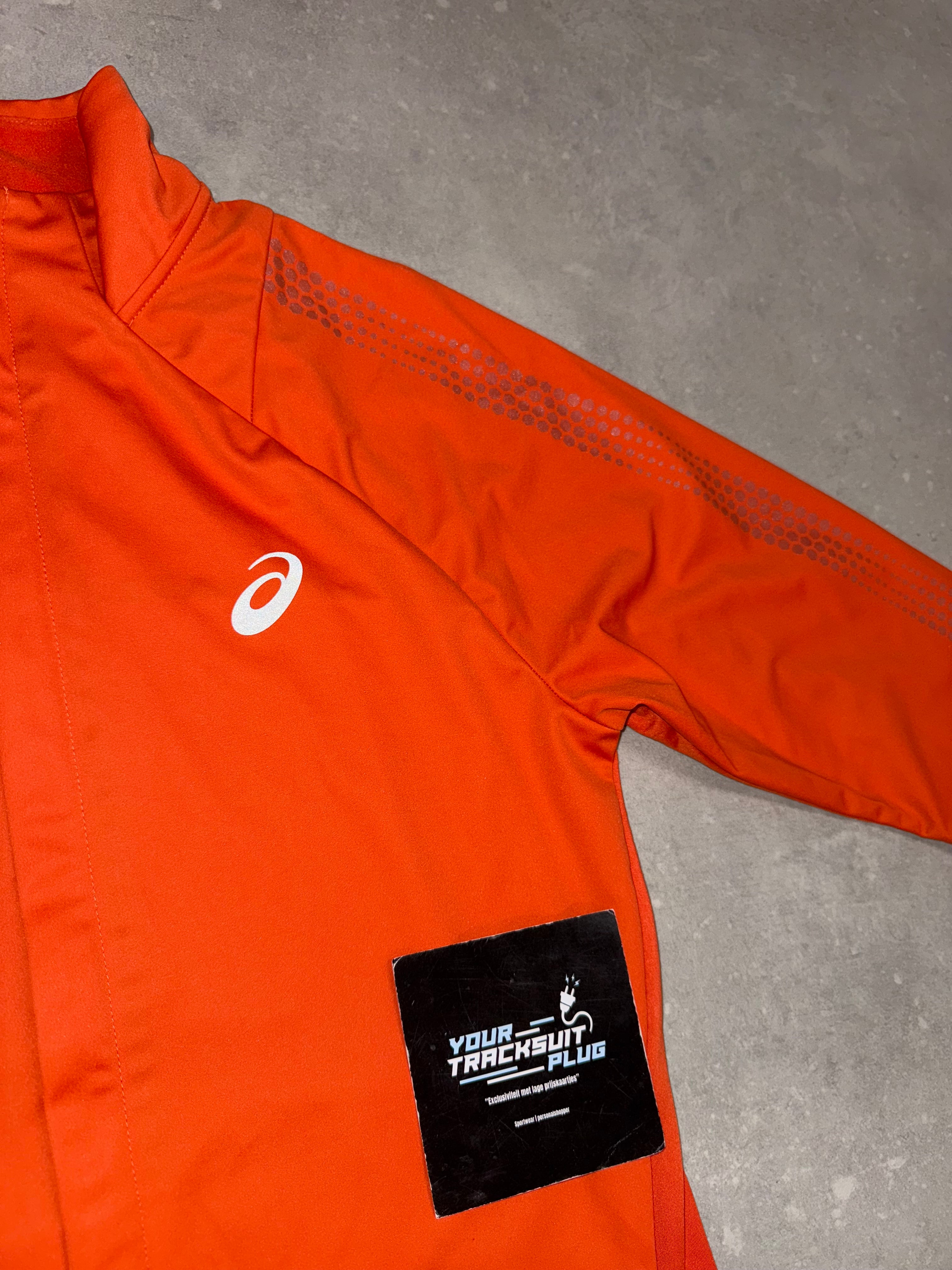ASICS ORANGE SOFT-SHELL TRACKSUIT // VERY EXCLUSIVE