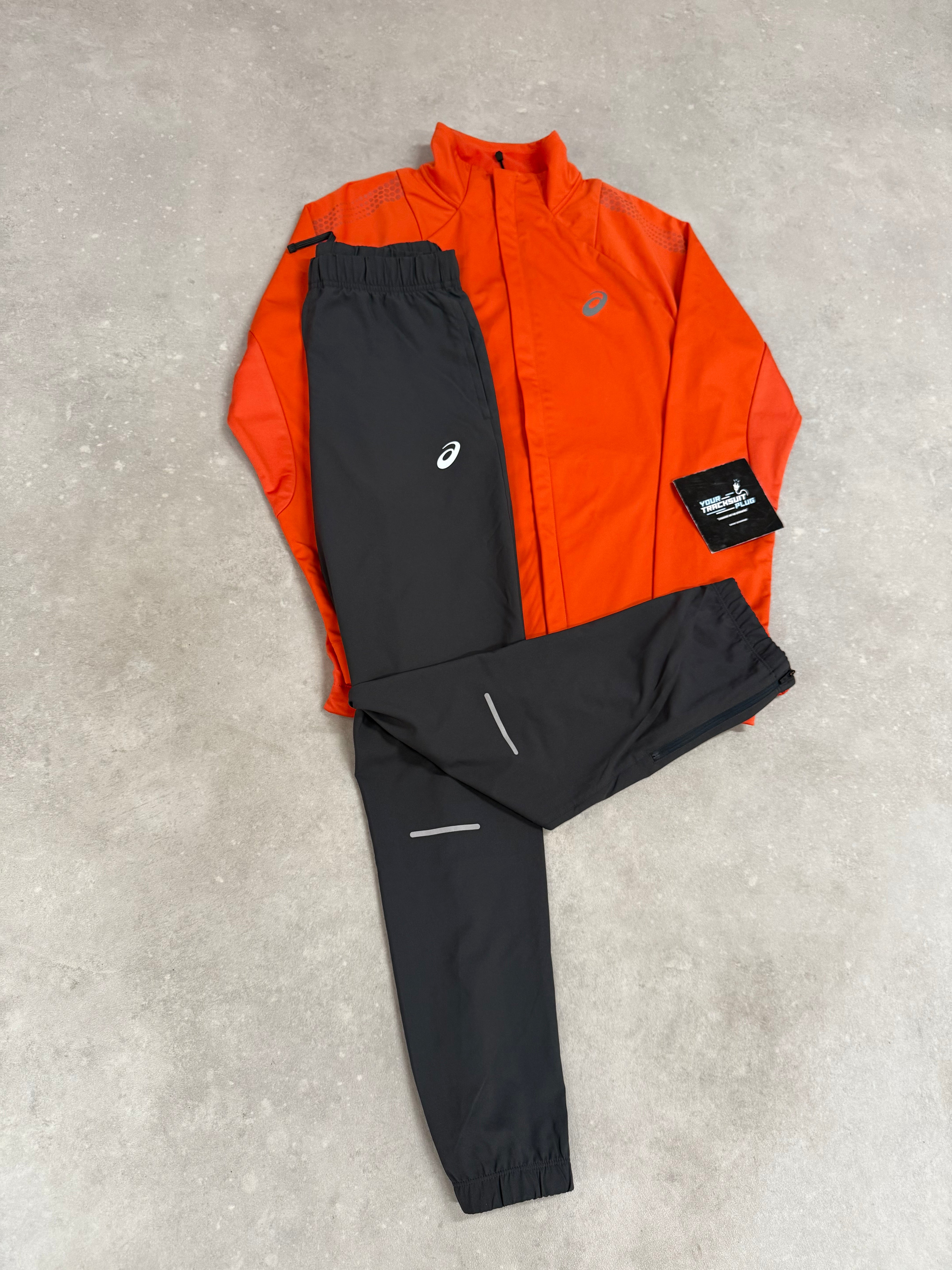 ASICS ORANGE SOFT-SHELL TRACKSUIT // VERY EXCLUSIVE