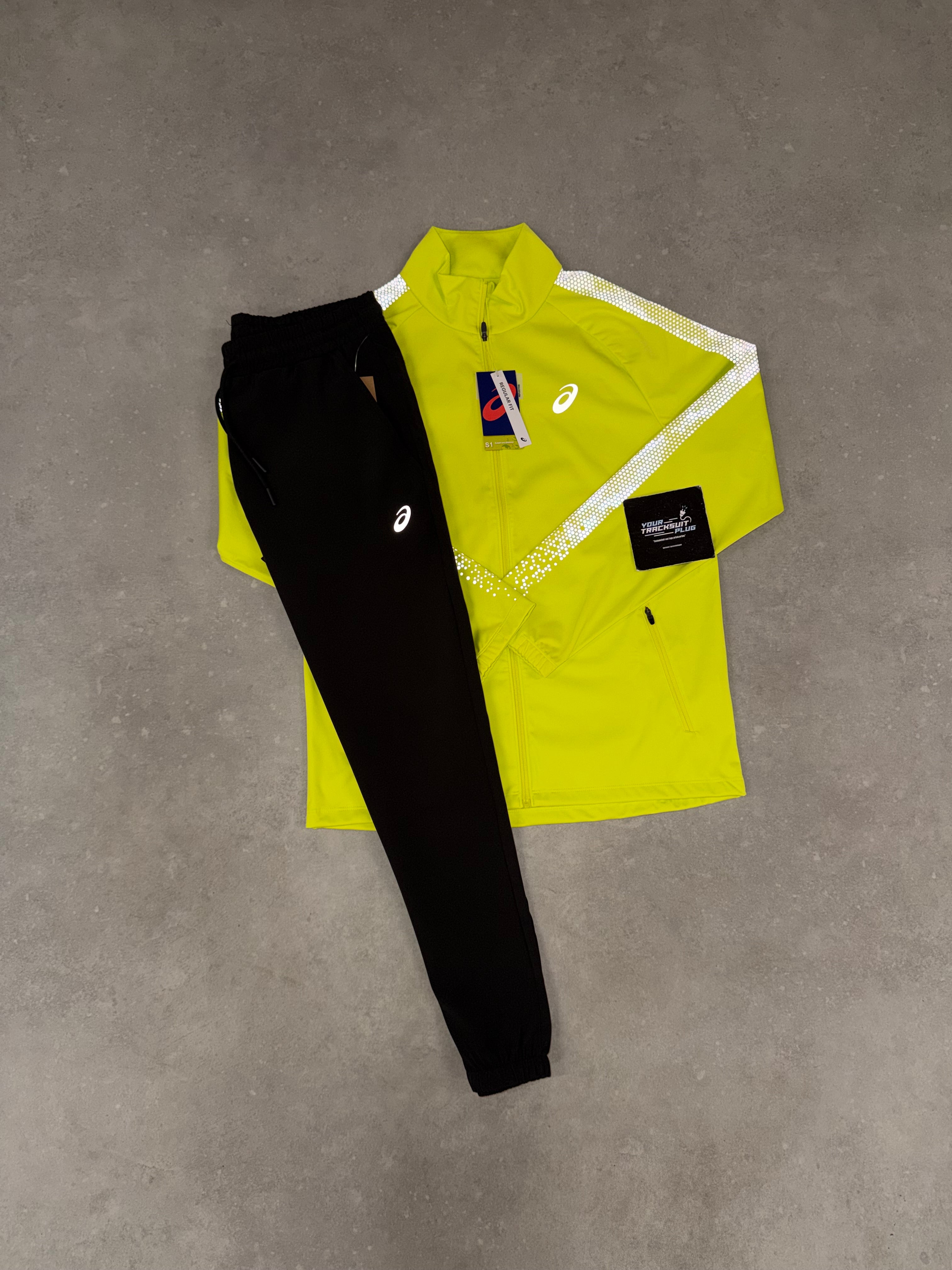 ASICS SOFT-SHELL LITE AHOW YELLOW TRACKSUIT // VERY EXCLUSIVE