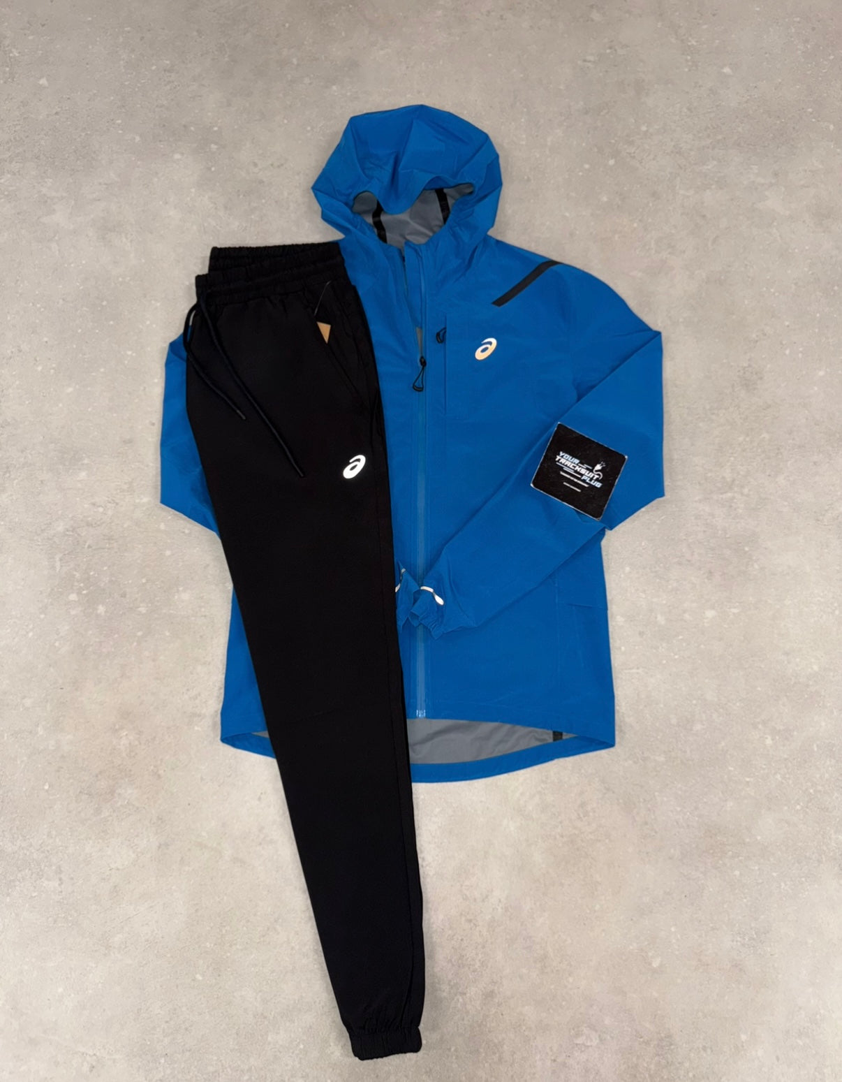 ASICS SOFT-SHELL TRACKSUIT BLUE // VERY EXCLUSIVE