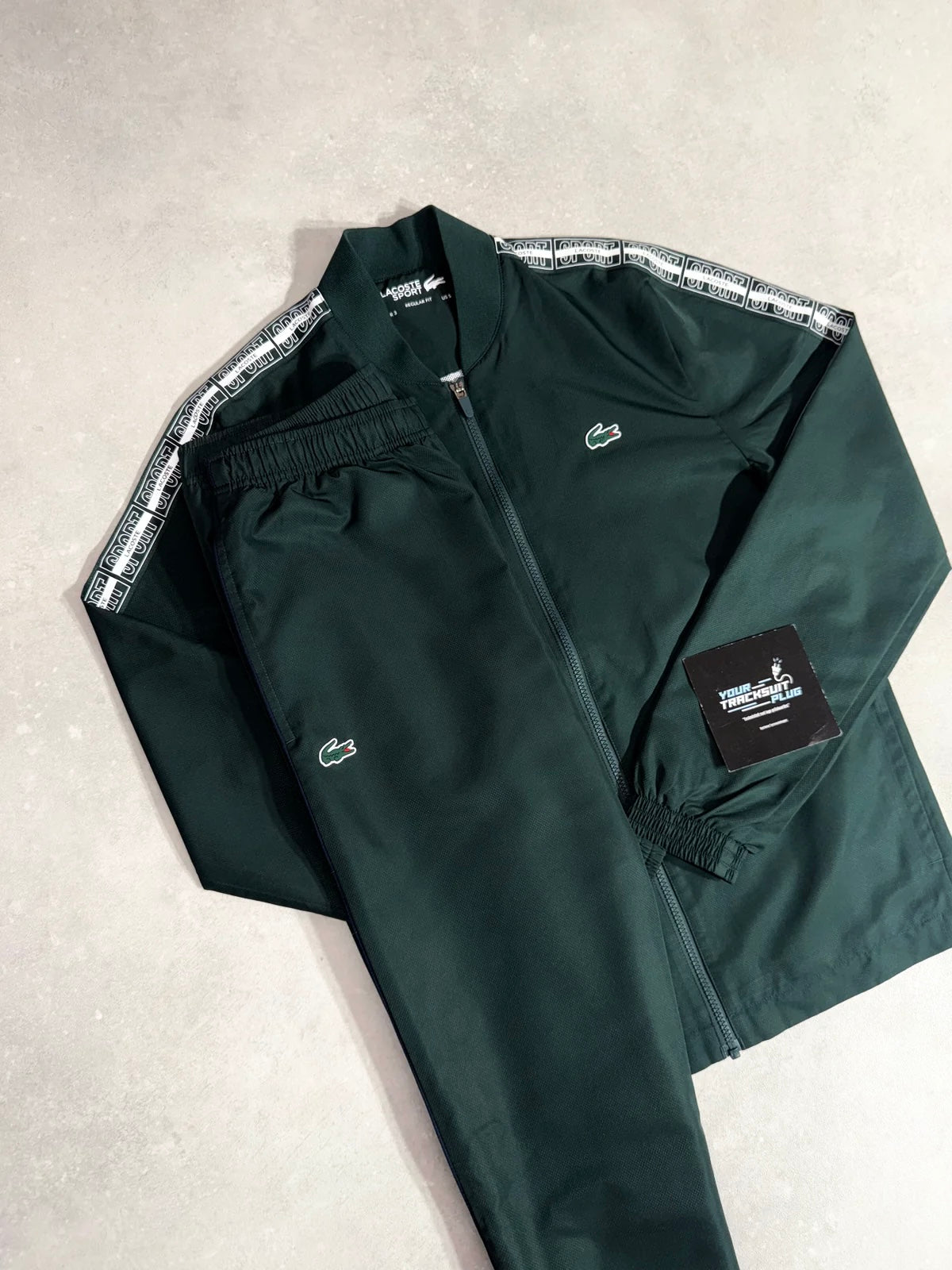 LACOSTE TRACKSUIT GREEN // EXCLUSIVE EDITION