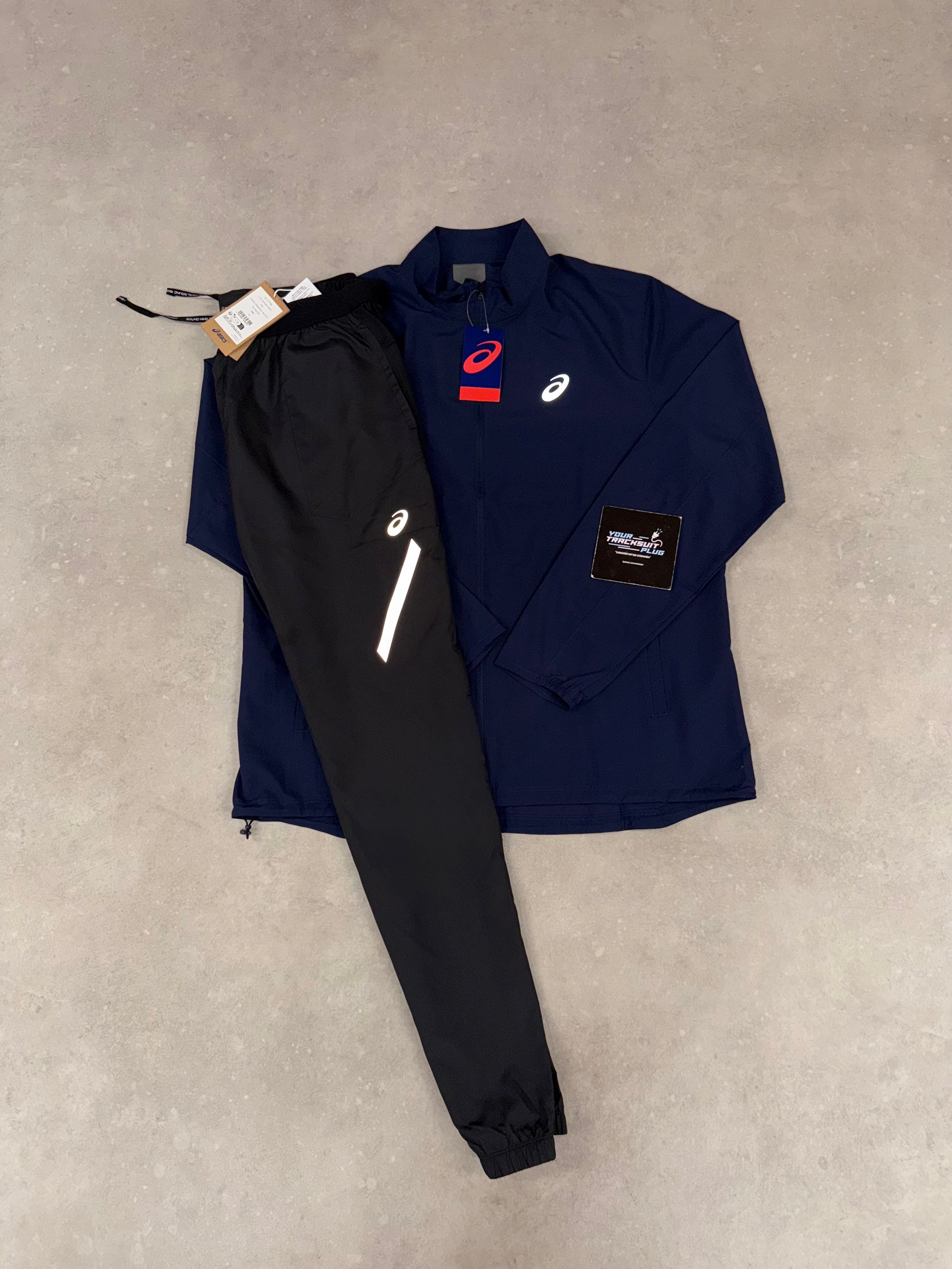 ASICS LITE SHOW BLUE & BLACK TRACKSUIT