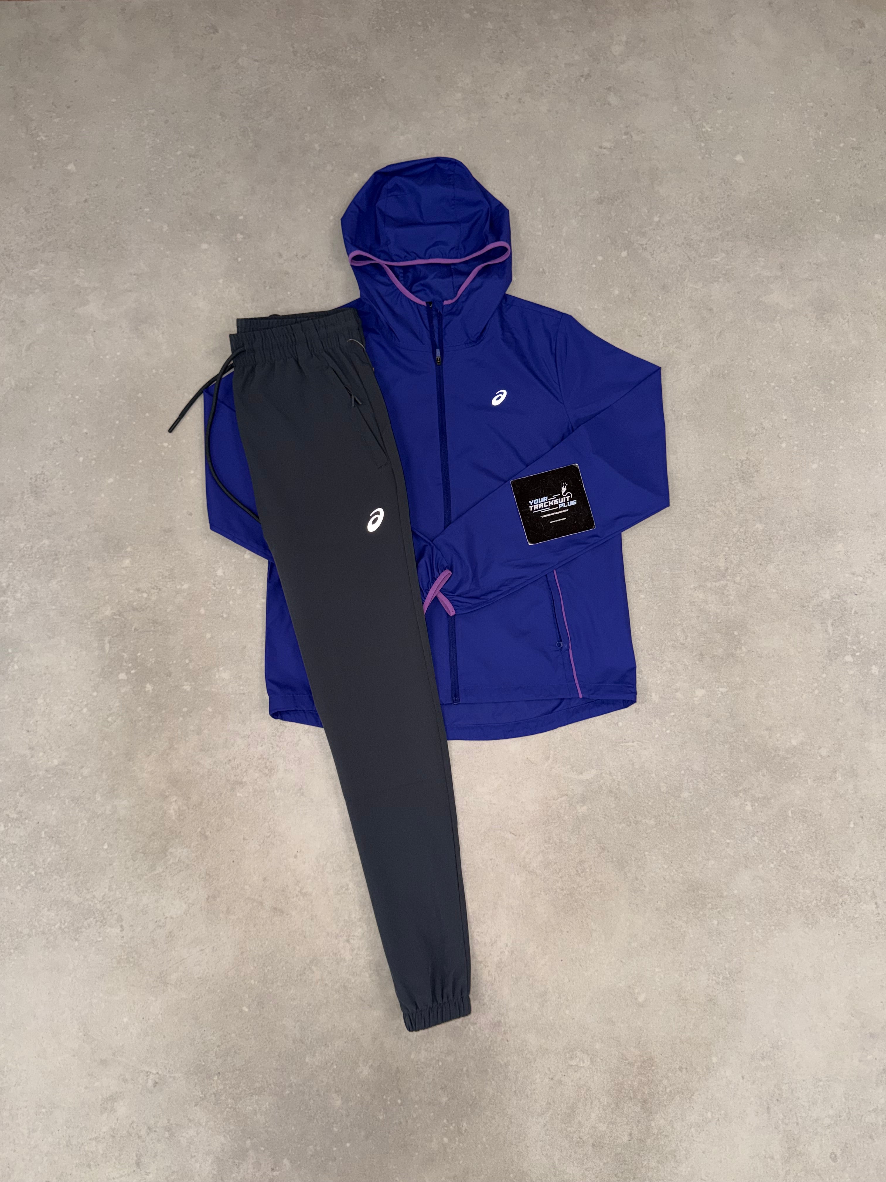 ASICS PURPLE & GREY TRACKSUIT // VERY EXCLUSIVE