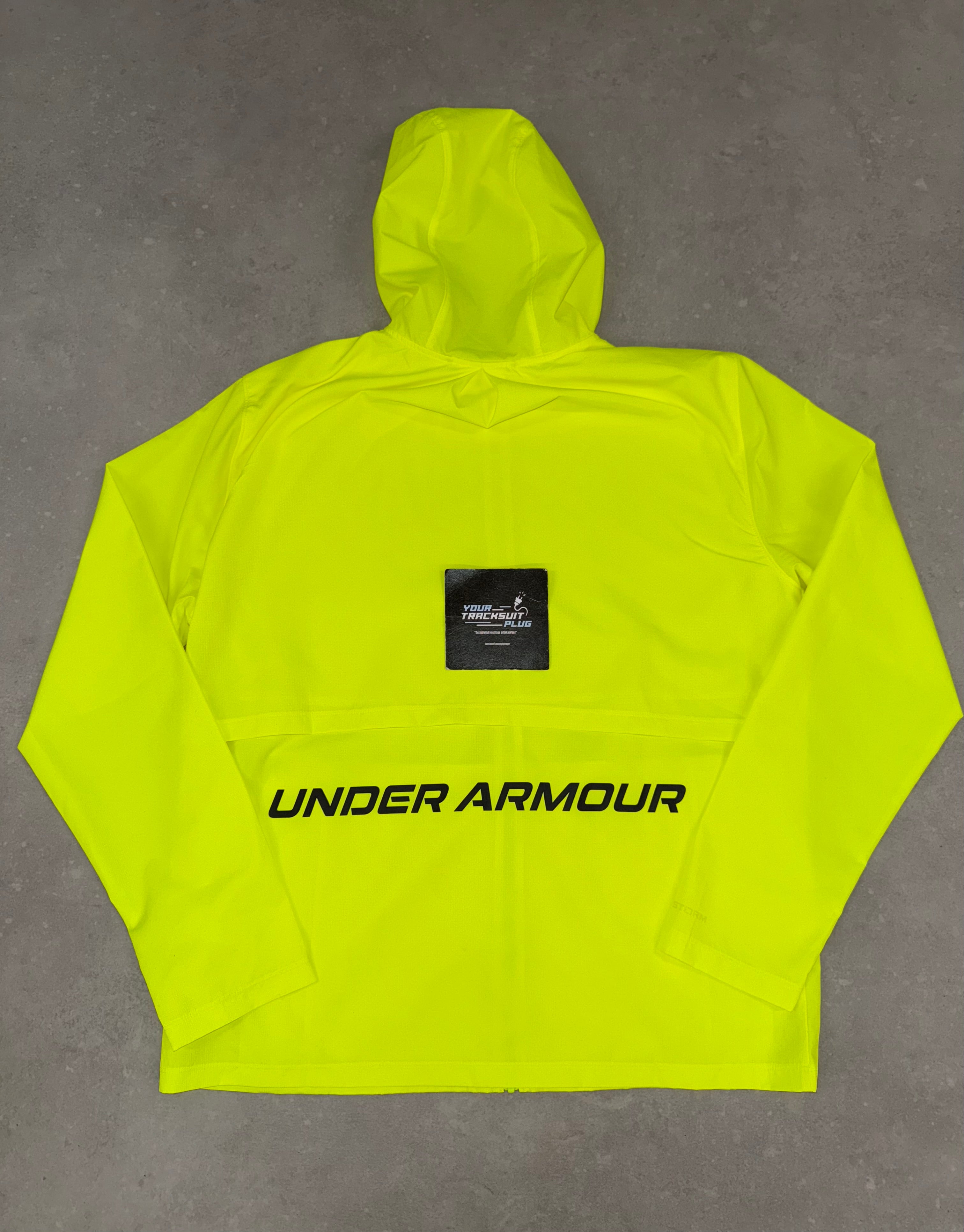 UNDER ARMOUR GREY & YELLOW TRACKSUIT