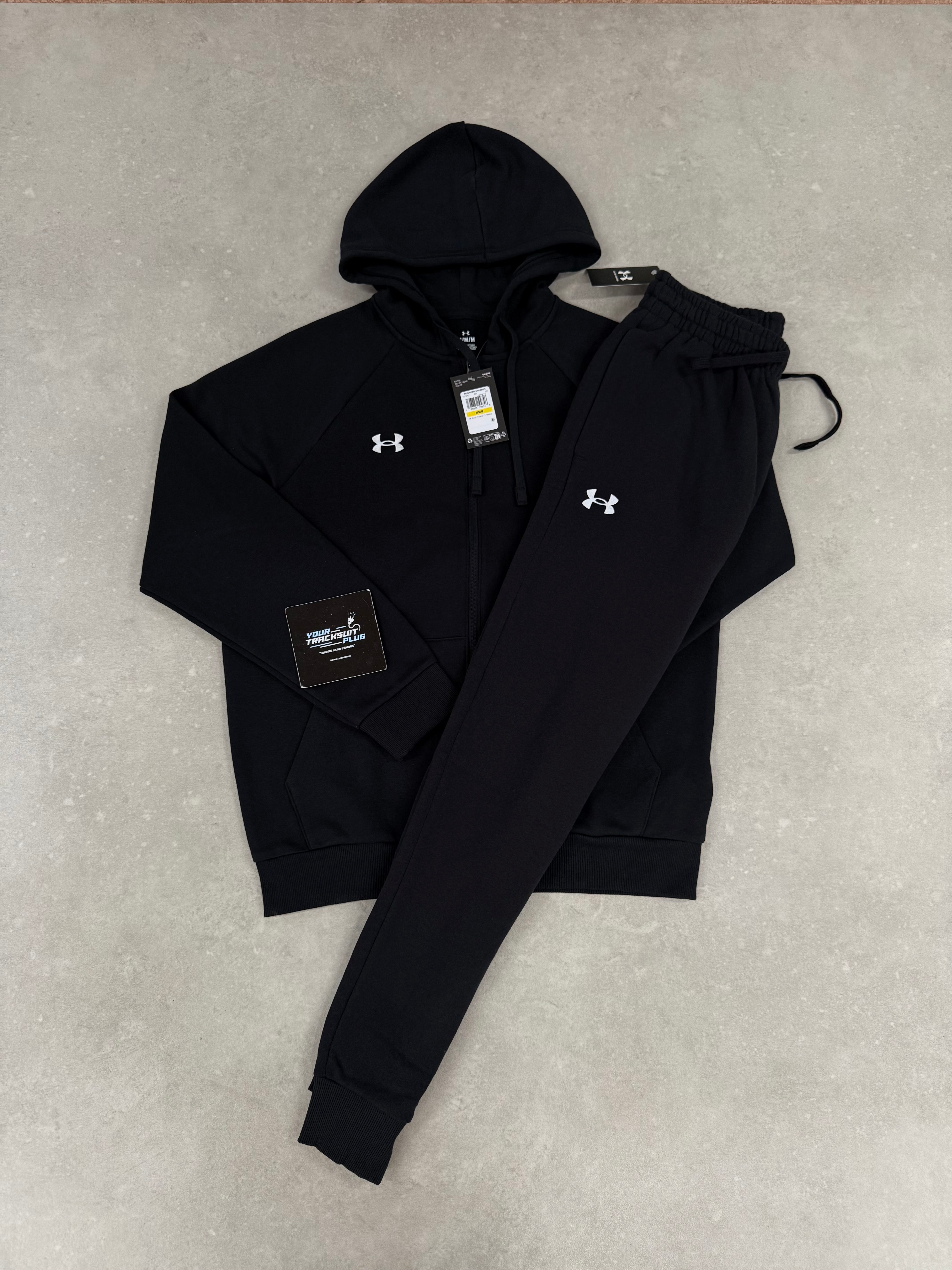 UNDER ARMOUR ZIPPER TRACKSUIT BLACK