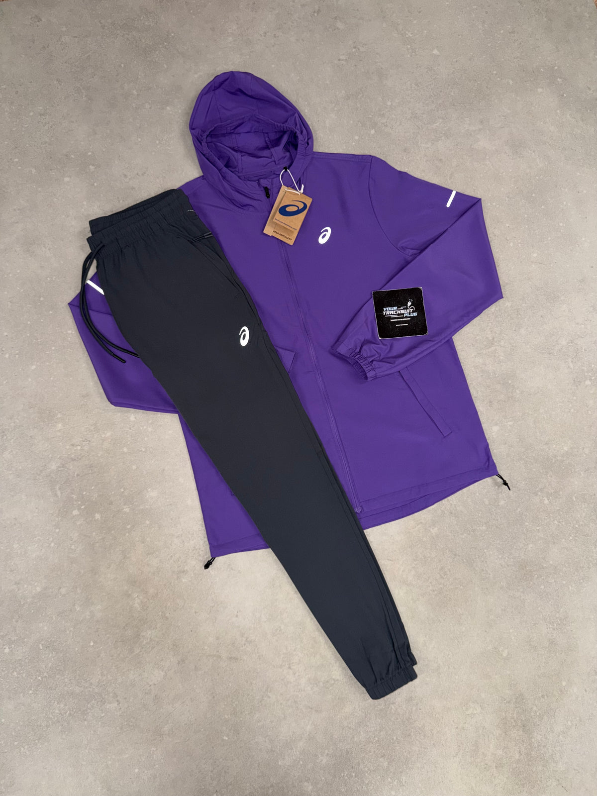ASICS PURPLE & GREY TRACKSUIT // LIMITED EDITION